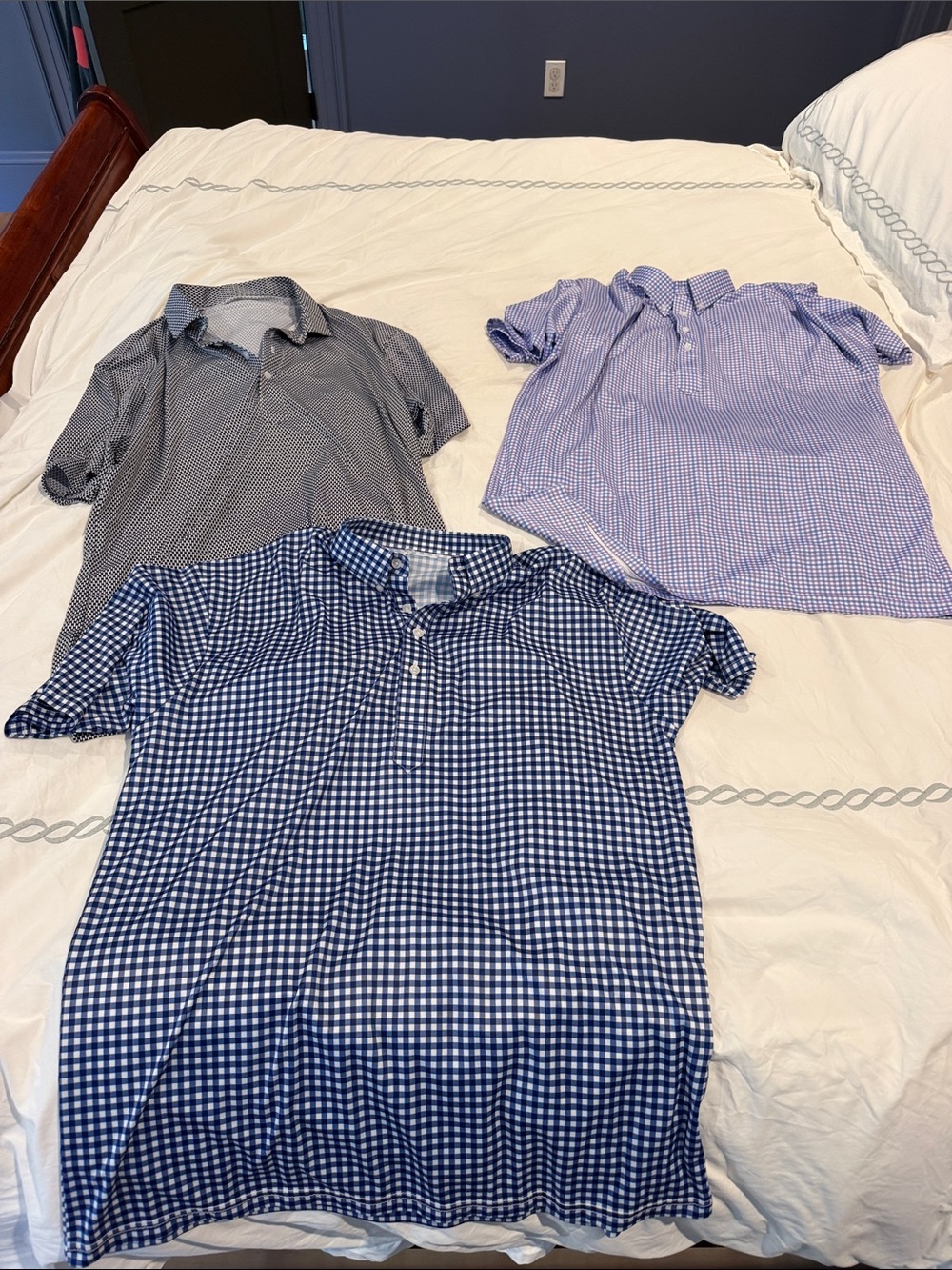 Three Collars & Co. Men's Dress Polo Shirts XL